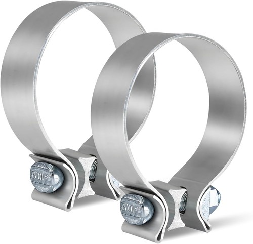 2pcs exhaust clamp - 2pcs,