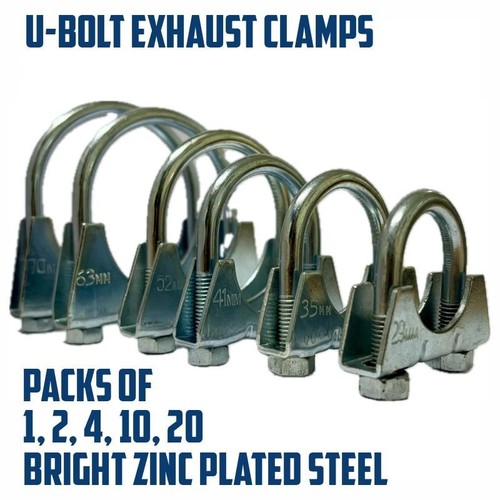 Bolt exhaust clamps - u,