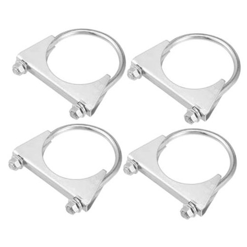 Round bolt clamp muffler - u, clamp/muffler