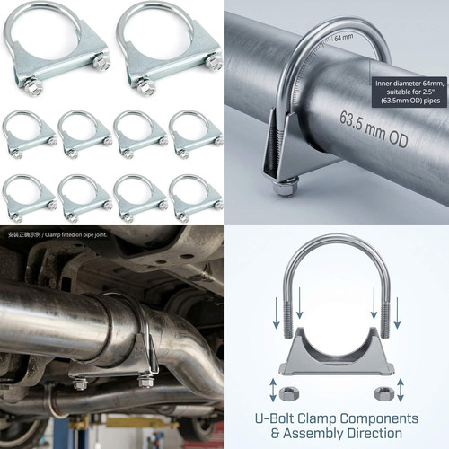 5inch pack secure pipe - 2.5inch/10,