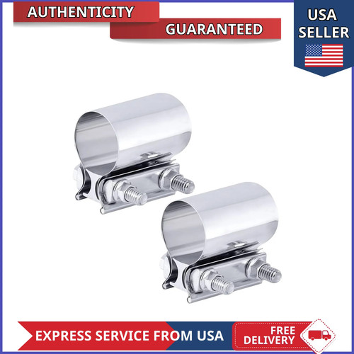 Glsowee 2pcs exhaust - 2.25',