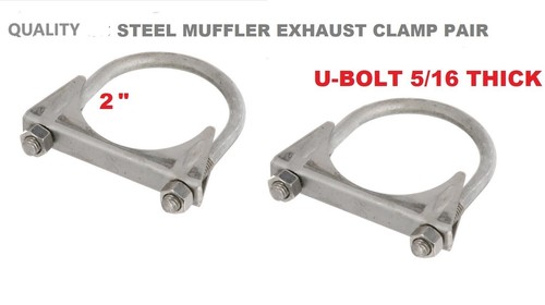 Muffler exhaust clamp - clamp, 2"