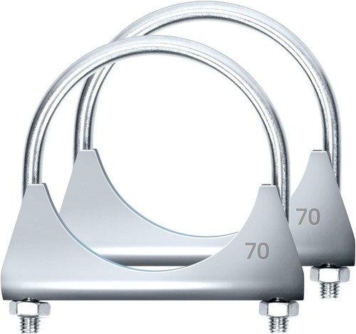 Pcs clamps 70mm muffler - u-clamps,