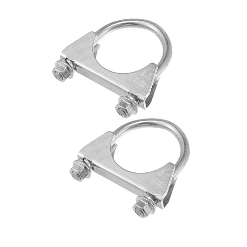 Round bolt clamp muffler - round,