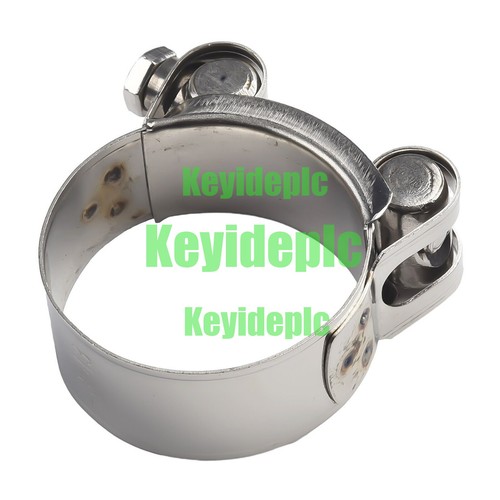 Stainless steel exhaust - steel, clamps