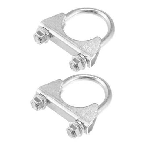 Round bolt clamp muffler - u, clamp/muffler
