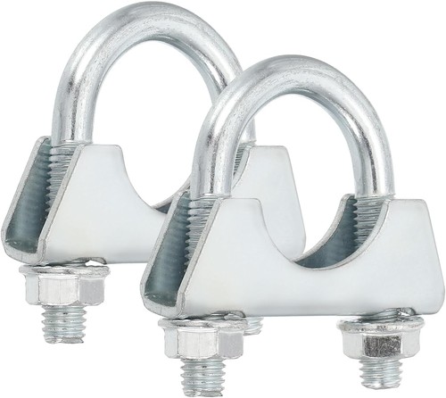 Galvanized iron exhaust - iron, clamp