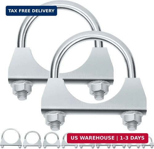 2pcs galvanized 50mm - galvanized, 2"