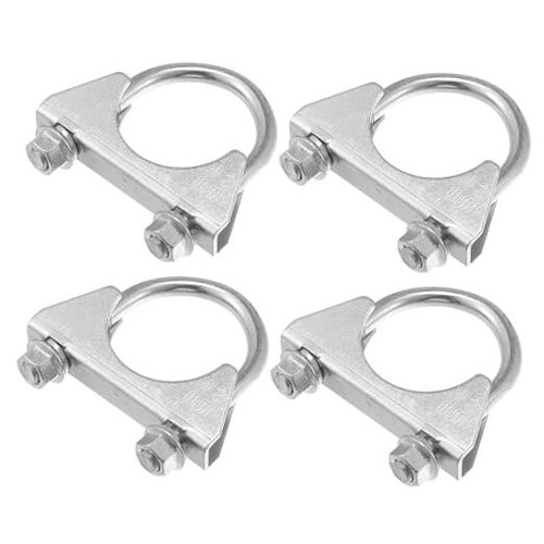 Round bolt clamp muffler - u,