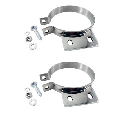 Chrome exhaust clamp for - exhaust,